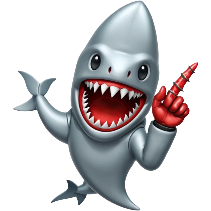 freddy krueger shark finger glove emoji