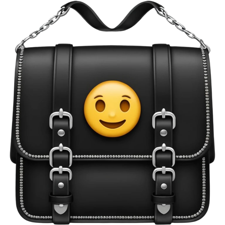 Fais un emoji avec 2 ceinture mal superposés dans le style un peu gothique emoji