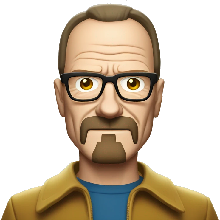 Walter white in a super man suit  emoji