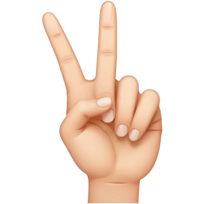 Middle finger emoji
