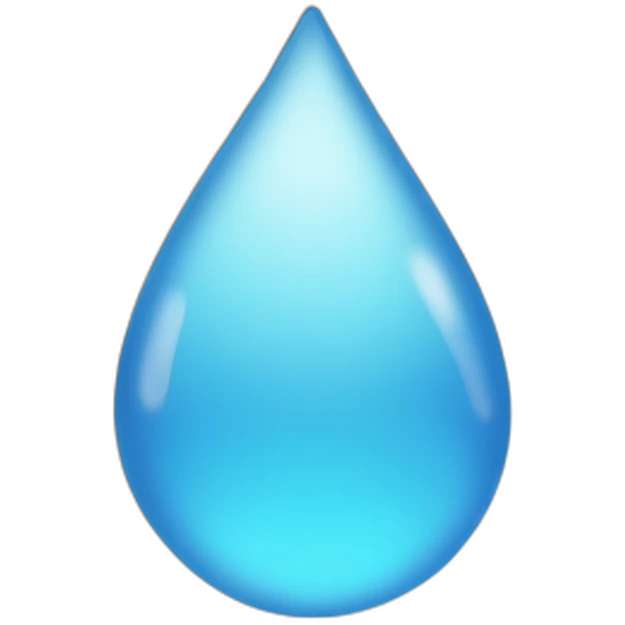 Water drop emoji
