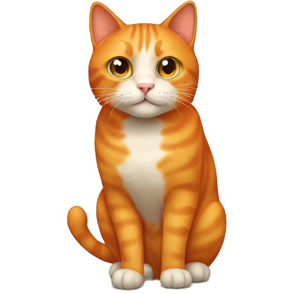 orange cat  emoji