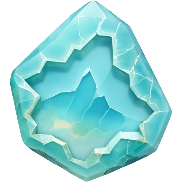 peruvian opal gemstone raw crystal mineral emoji