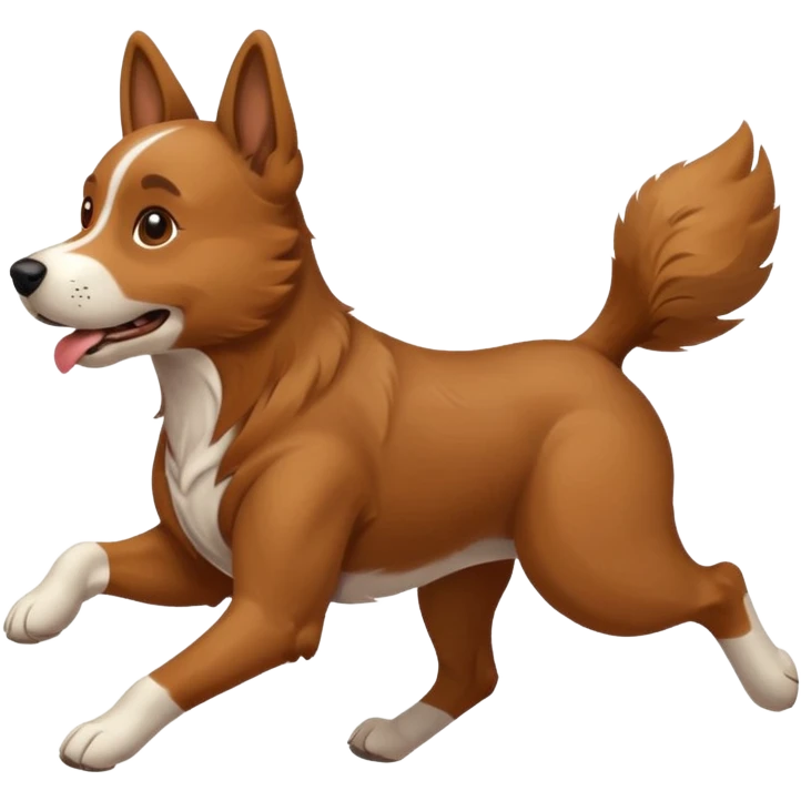 dog running emoji