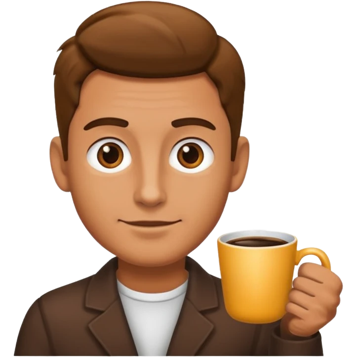 man People Holding Cup emoji