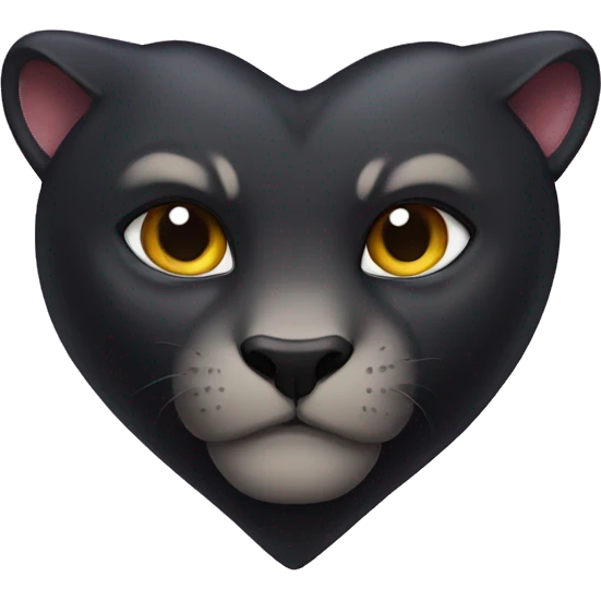 Panther heart emoji