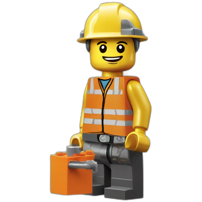 construction lego emoji