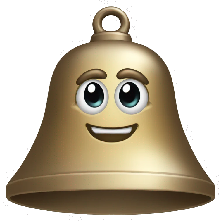 bell WITH FACE emoji