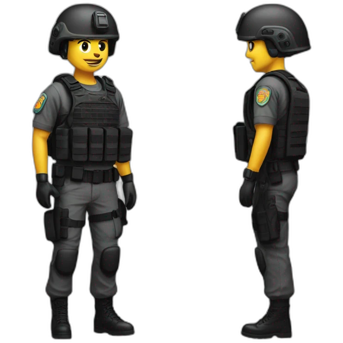 Security forces intercepted an individual wearing an explosive device worn on the body. emoji