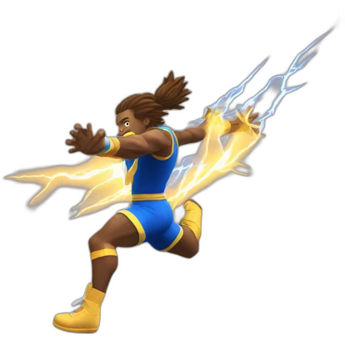 Lightning slam emoji