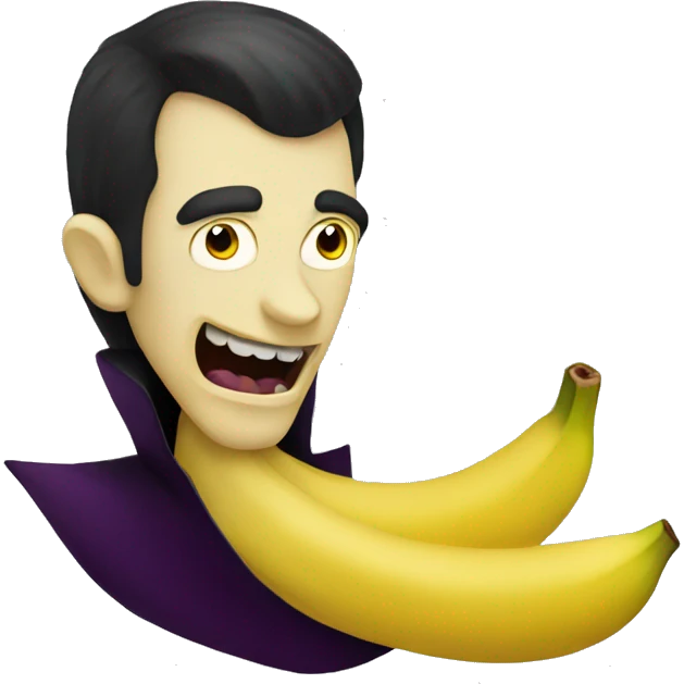 vampire banana emoji