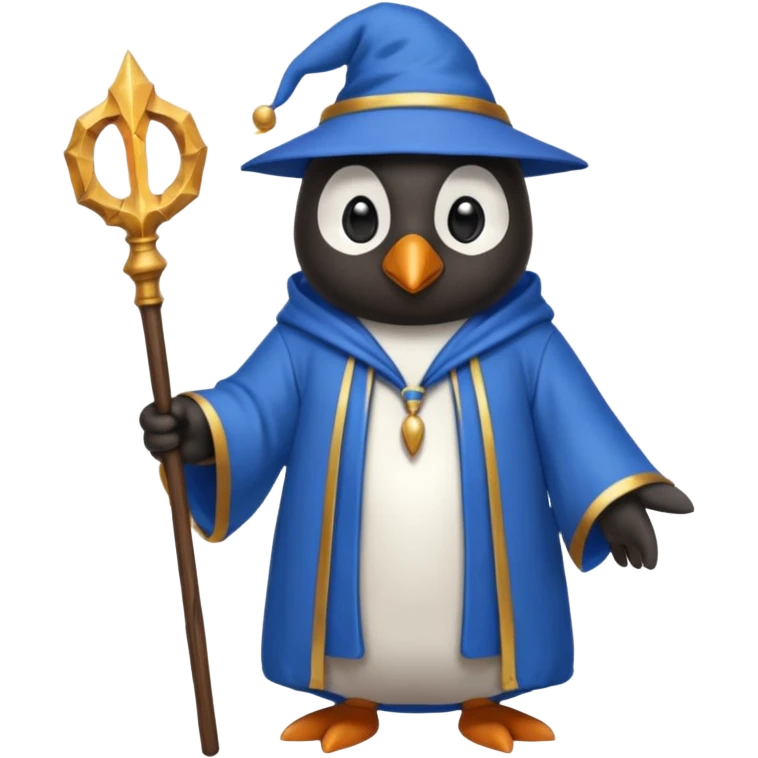 Penguin Wizard emoji