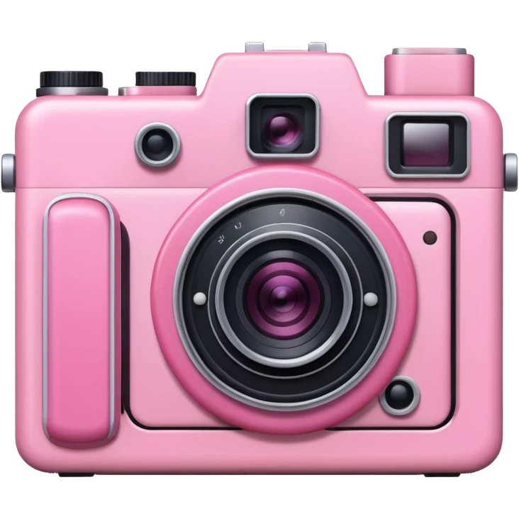 pink camera emoji
