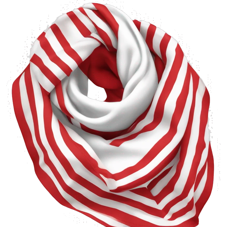 Foulard scout rouge et blanc  emoji
