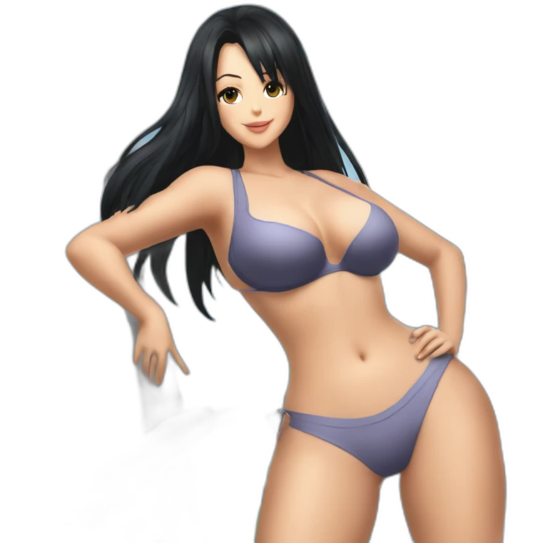 nico robin full body big pawg in a micro swimsuit back shot emoji