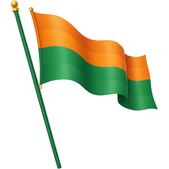 Bjp flag emoji with emoji
