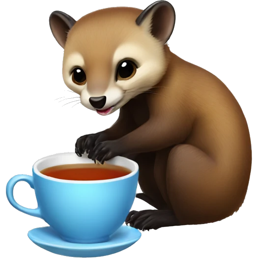 marten drinks tea emoji