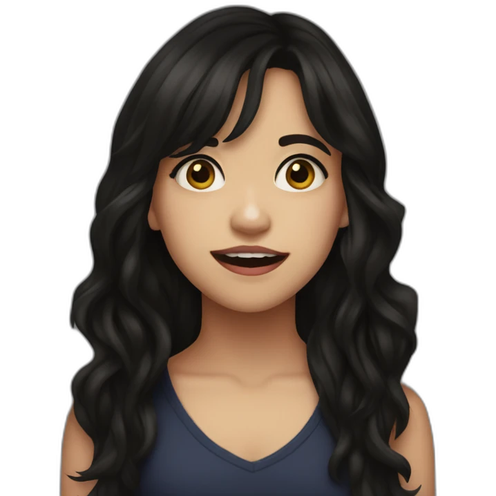 Jenna Marie  ortega in scream emoji