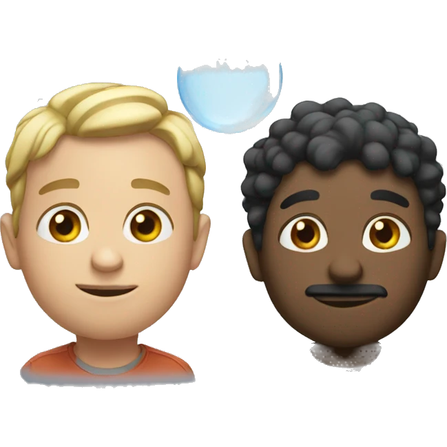 Two bubbles  emoji