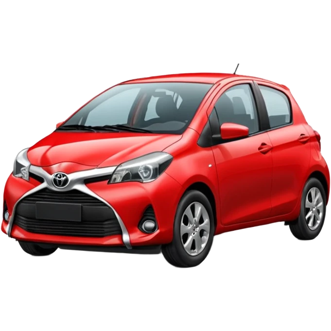 RED TOYOTA YARIS emoji