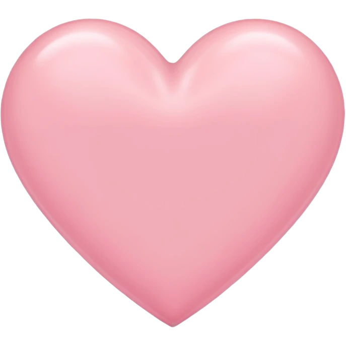 Pastel pink heart emoji