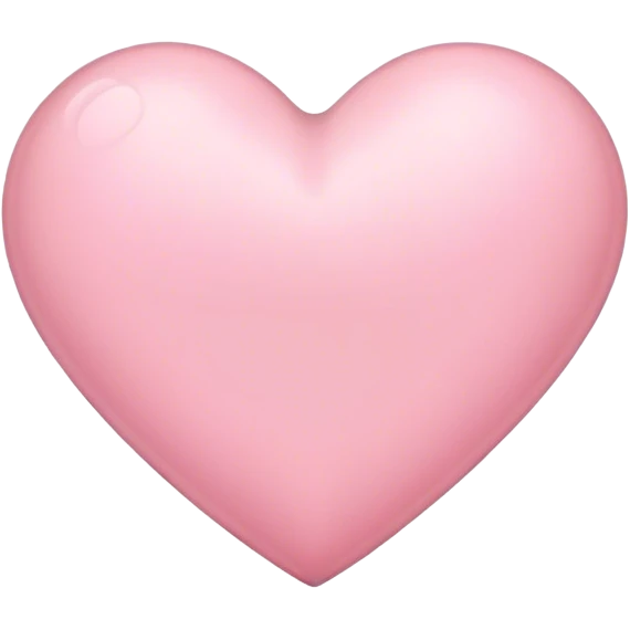 light pink heart  emoji