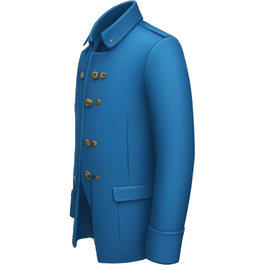 a blue coat emoji
