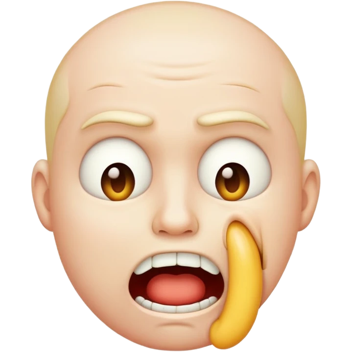 Emoji choking himself out emoji