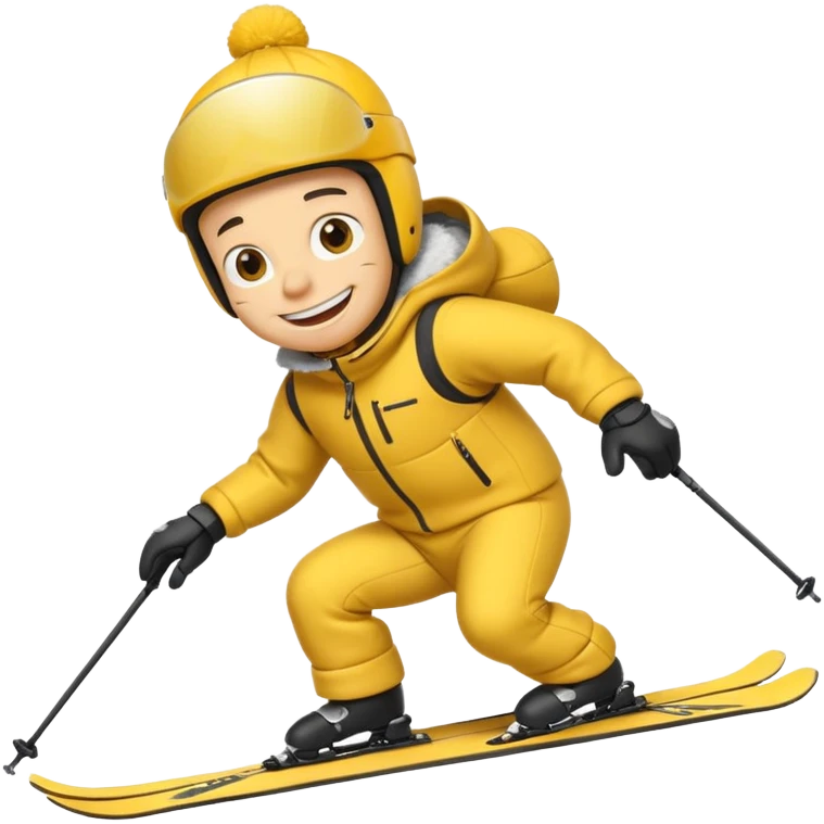 simpson doing skii emoji