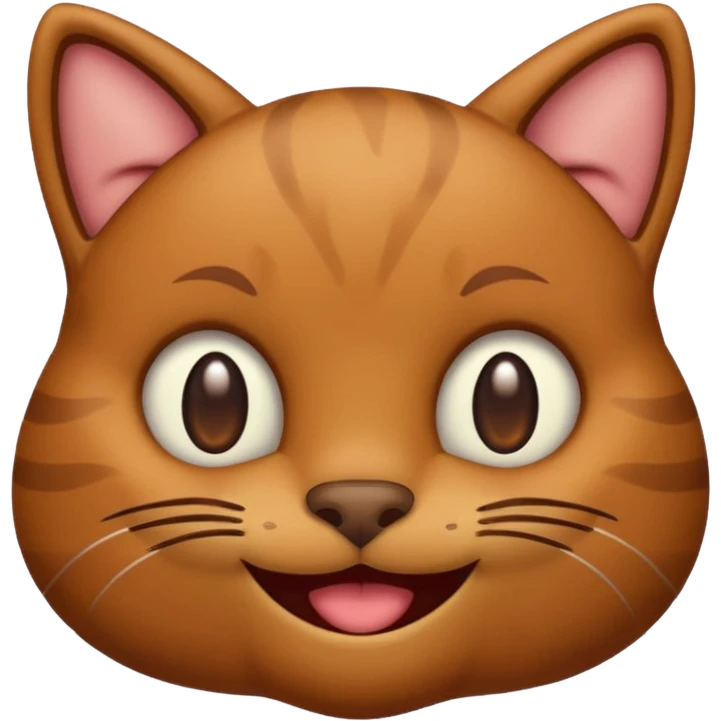 A cat emoji with poop on it smiling emoji