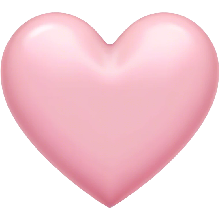 Cœur pastel rose emoji