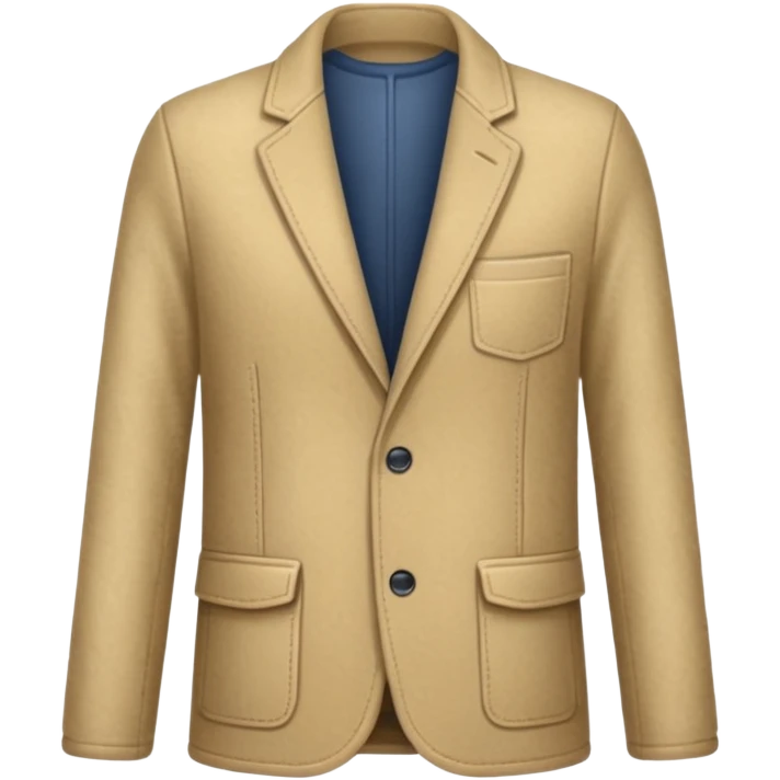 Beige Jacket emoji