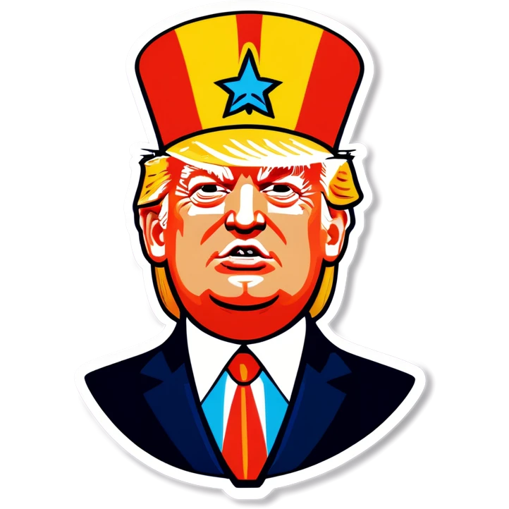 President Trump like emperor emoji