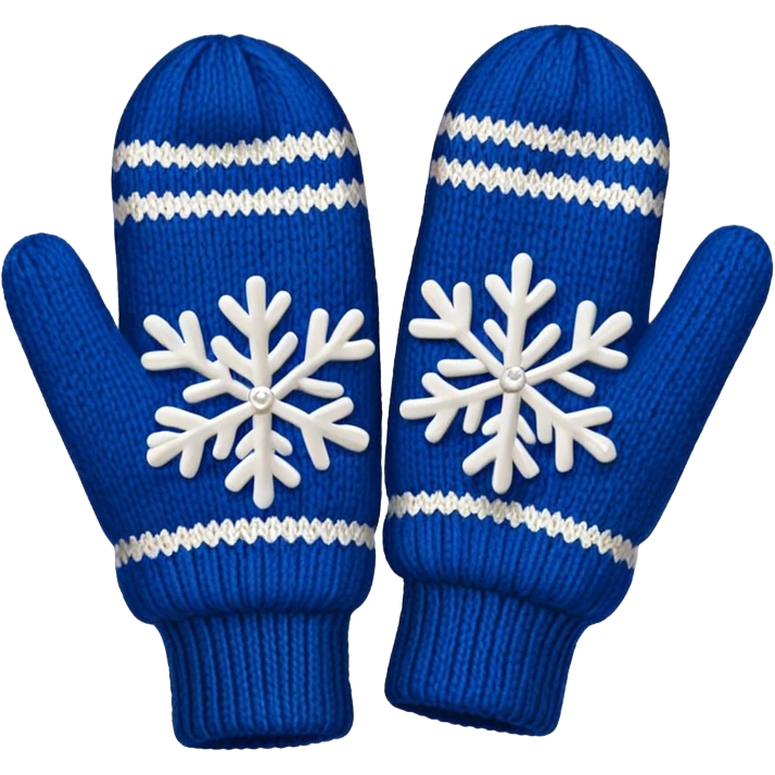 winter gloves emoji