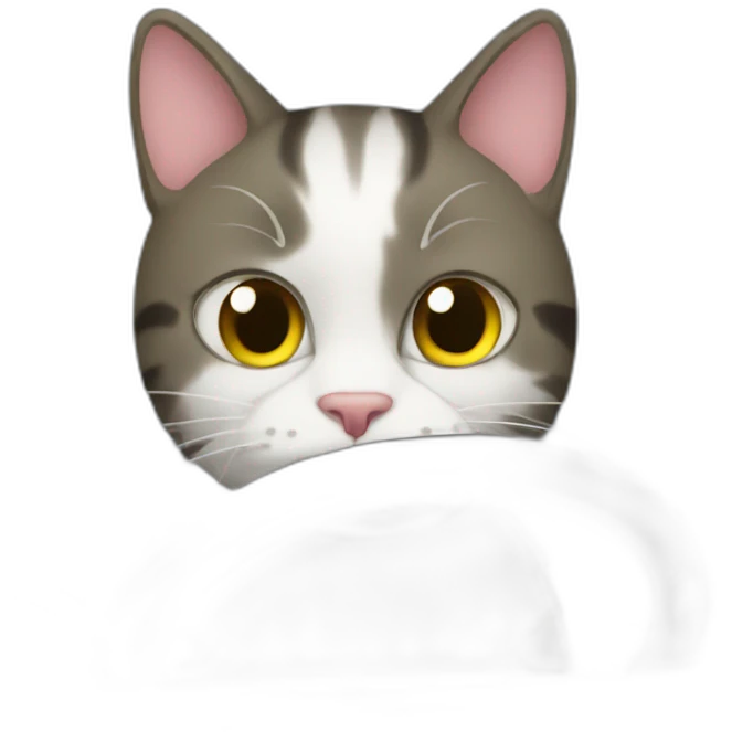 Cat in car emoji