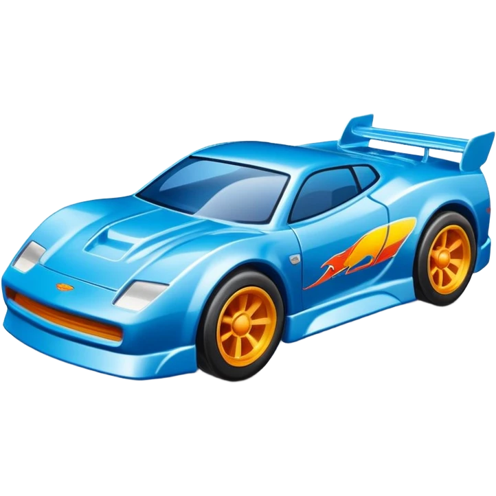 Машинка HotWheels белого цвета, в голубой классической упаковке HotWheels. emoji