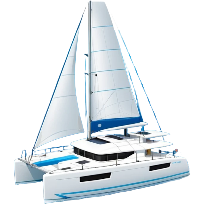Make me a lagoon 43 catamaran. No wording  emoji