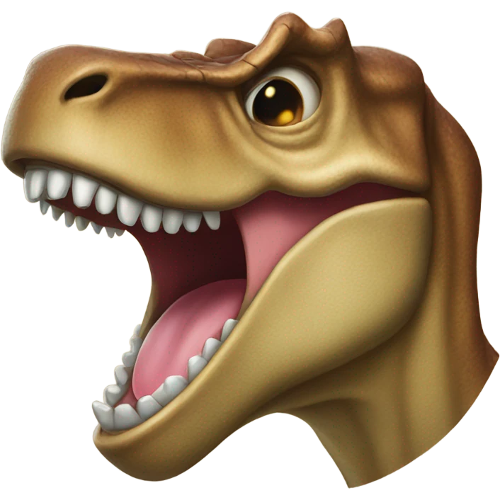 laughing trex head emoji