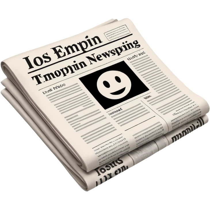 Newspaper emoji