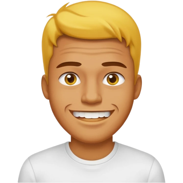 man a yellow teeths emoji