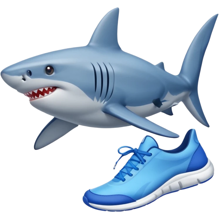 Tralalero Tralala, a shark with blue sneakers emoji