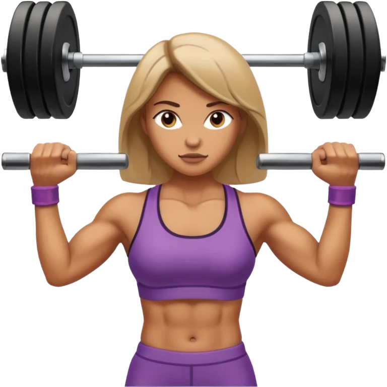 DONNA CHE ALZA PESI emoji