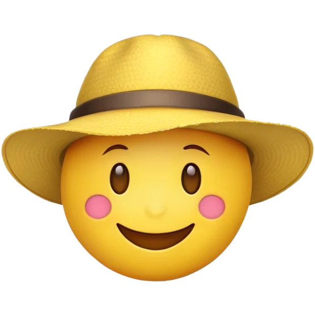Şapkalı emoji emoji