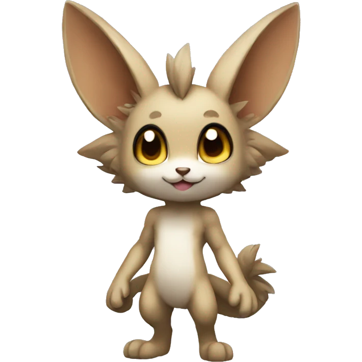 a anthro chibi-style Fakémon-hybrid full body emoji