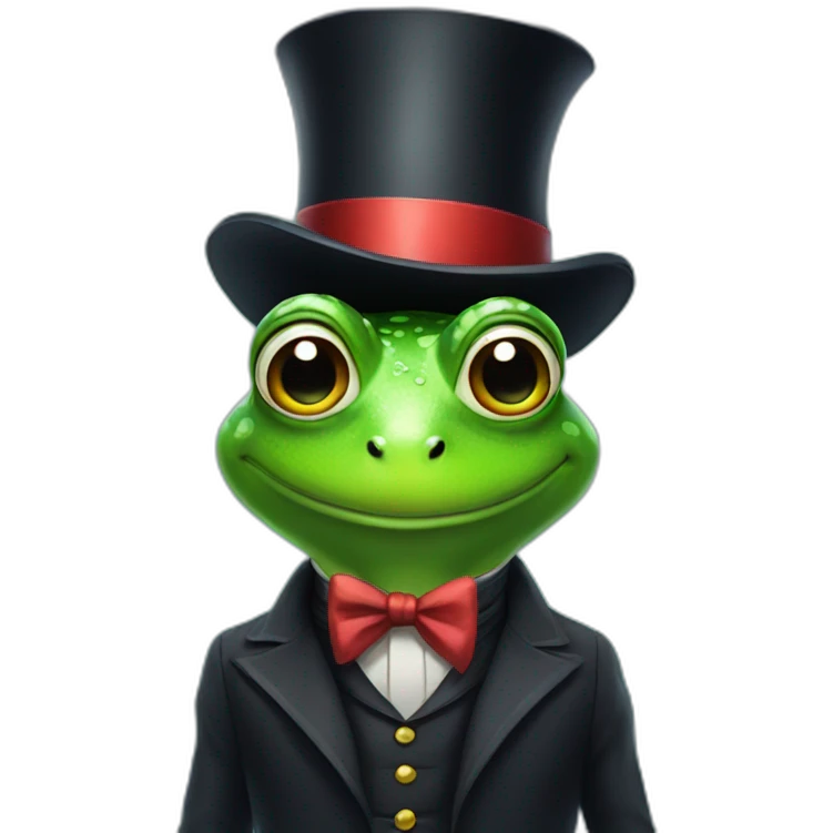 magician frog emoji