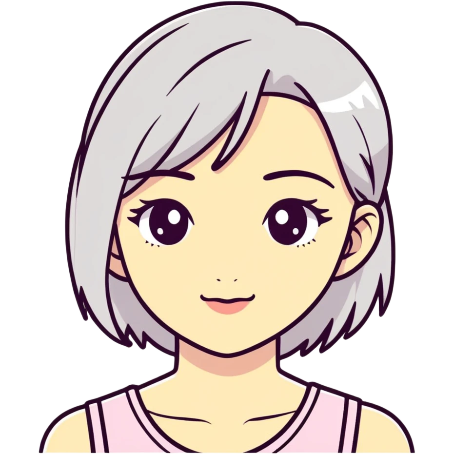 Girl with heart eyes emoji