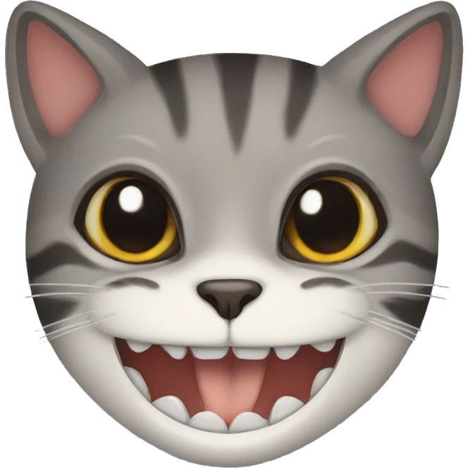 Cat teeth  emoji