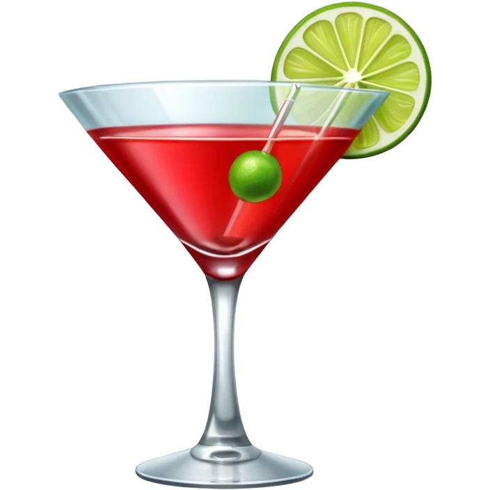 red martini emoji
