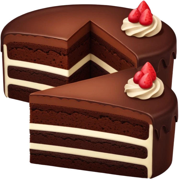 
three pieces of cake emoji