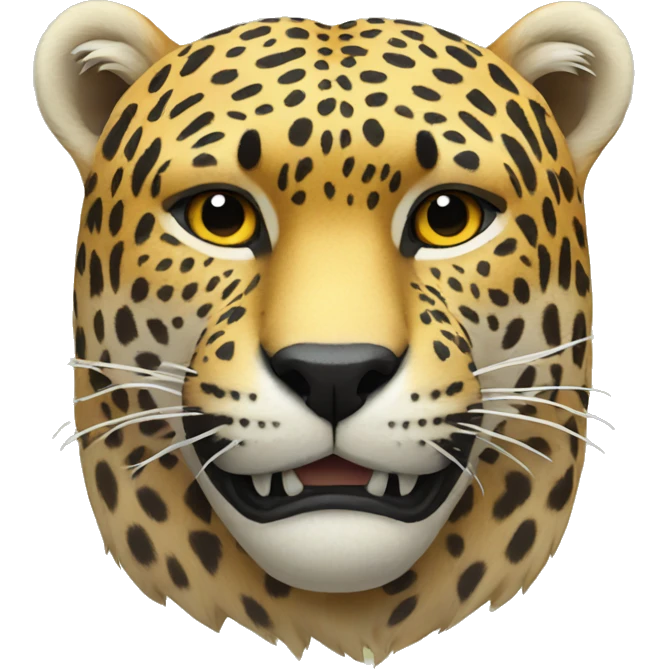 Jaguar with bear emoji